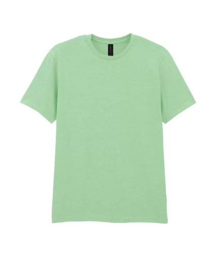 Gildan SOFTSTYLE® - Klasszikus szabású, oldalvarrás nélküli unisex póló - Mint Green - 2XL