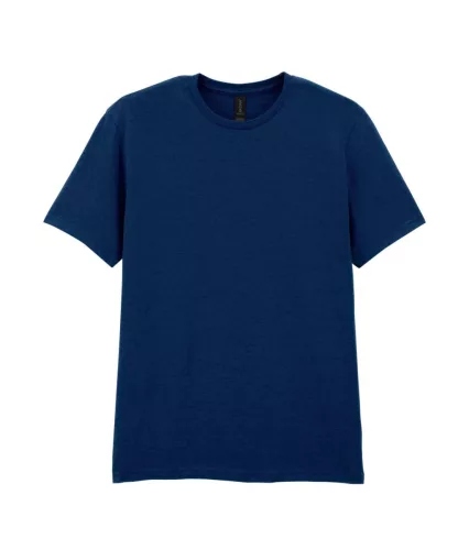 Gildan SOFTSTYLE® - Klasszikus szabású, oldalvarrás nélküli unisex póló - Tengerészkék - M