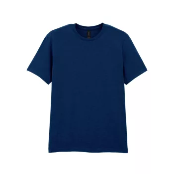  Gildan SOFTSTYLE® - Klasszikus szabású, oldalvarrás nélküli unisex póló - Tengerészkék - XS