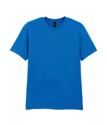 Gildan SOFTSTYLE® - Klasszikus szabású, oldalvarrás nélküli unisex póló - Királykék - XS