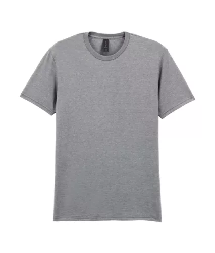 Gildan SOFTSTYLE® - Klasszikus szabású, oldalvarrás nélküli unisex póló - Sport Grey - 2XL