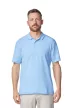 Gildan SOFTSTYLE® - Pamut pique férfi galléros póló - Tengerészkék - 4XL