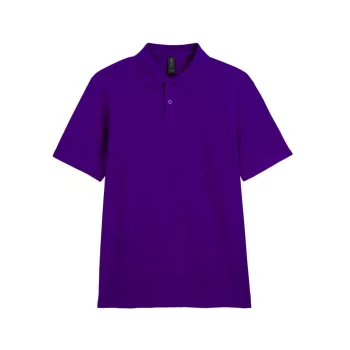   Gildan SOFTSTYLE® - Pamut pique férfi galléros póló - Lila - L
