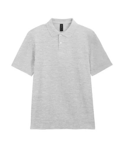 Gildan SOFTSTYLE® - Pamut pique férfi galléros póló - Sport Grey - S