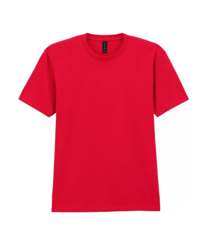 Gildan SOFTSTYLE™ - Klasszikus szabású, unisex póló - Piros - S