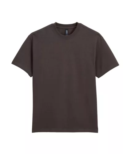 Gildan HAMMER - Oversize fazonú unisex póló - Dark Chocolate - S