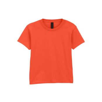   Gildan SOFTSTYLE® - Klasszikus szabású, oldalvarrás nélküli gyerek póló - Narancssárga - XL