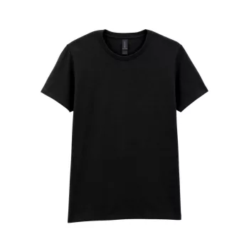   Gildan HEAVY COTTON™ - Enyhén karcsúsított szabású női póló - Fekete - S