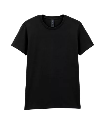 Gildan HEAVY COTTON™ - Enyhén karcsúsított szabású női póló - Fekete - XL