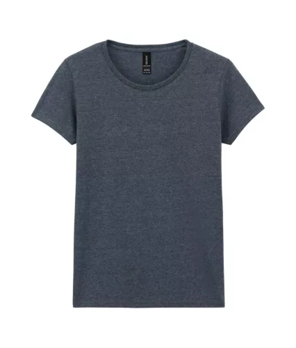 Gildan HEAVY COTTON™ - Enyhén karcsúsított szabású női póló - Dark Heather - 2XL