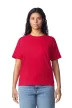 Gildan HEAVY COTTON™ - Enyhén karcsúsított szabású női póló - Light Pink - XL
