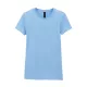 Gildan SOFTSTYLE ® - Enyhén karcsúsított szabású női póló - Light Blue - XL