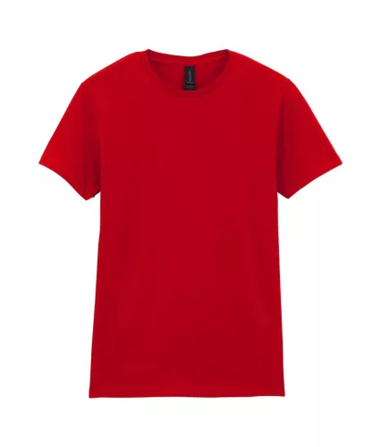 Gildan SOFTSTYLE ® - Enyhén karcsúsított szabású női póló - Piros - XL