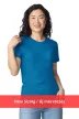 Gildan SOFTSTYLE ® - Enyhén karcsúsított szabású női póló - Királykék - 2XL