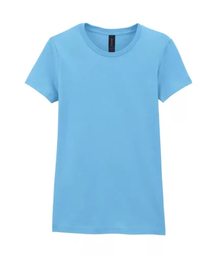 Gildan SOFTSTYLE ® - Enyhén karcsúsított szabású női póló - Sky - XL