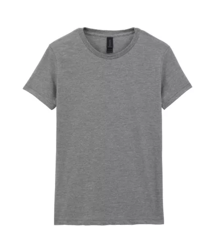Gildan SOFTSTYLE ® - Enyhén karcsúsított szabású női póló - Sport Grey - L