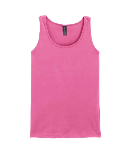 Gildan SOFTSTYLE® - Enyhén karcsúsított szabású női trikó - Azalea - 2XL