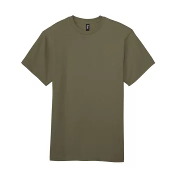   Gildan HAMMER - Modern klasszikus szabású, oldalvarrás nélküli unisex póló - Oliva - 2XL
