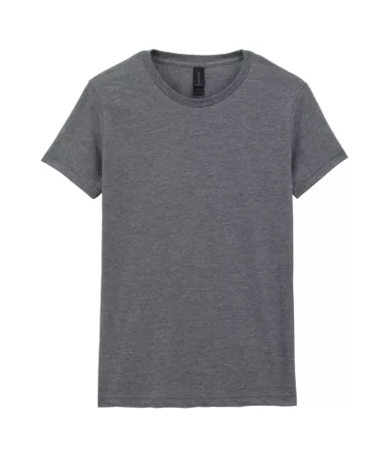 Gildan SOFTSTYLE ® - Enyhén karcsúsított szabású női póló - Graphite Heather - S