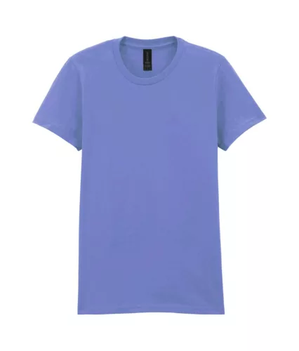 Gildan SOFTSTYLE® - Félszűkített, oldalvarrott fazonú, kerek nyakú női póló - Violet - L