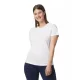 Gildan SOFTSTYLE® - Félszűkített, oldalvarrott fazonú, kerek nyakú női póló - Fehér - 2XL