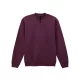 Gildan SOFTSTYLE® - Bolyhos belsős, 1/4 cipzáras férfi pulóver - Maroon - XL
