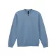 Gildan SOFTSTYLE® - Bolyhos belsős, 1/4 cipzáras férfi pulóver - Stone Blue - M