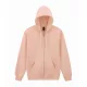 Gildan SOFTSTYLE® - Bolyhosz belsős, kapucnis, cipzáras férfi pulóver - Dusty Rose - 3XL
