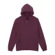 Gildan SOFTSTYLE® - Bolyhosz belsős, kapucnis, cipzáras férfi pulóver - Maroon - XL