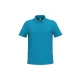 iDeal Basic - Pamut, pique galléros férfi póló - Ideal Atoll Blue - L