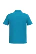iDeal Basic - Pamut, pique galléros férfi póló - Ideal Atoll Blue - L