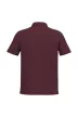 iDeal Basic - Pamut, pique galléros férfi póló - Ideal Burgundy - L