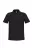 iDeal Basic - Pamut, pique galléros férfi póló - Ideal Black - M