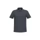 iDeal Basic - Pamut, pique galléros férfi póló - Ideal Dark Grey - M