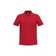 iDeal Basic - Pamut, pique galléros férfi póló - Ideal Red - 2XL