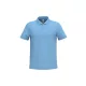 iDeal Basic - Pamut, pique galléros férfi póló - Ideal Sky Blue - 2XL