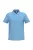 iDeal Basic - Pamut, pique galléros férfi póló - Ideal Sky Blue - M