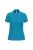iDeal Basic - Pamut, pique galléros női póló - Ideal Atoll Blue - L