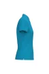iDeal Basic - Pamut, pique galléros női póló - Ideal Atoll Blue - L