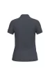 iDeal Basic - Pamut, pique galléros női póló - Ideal Dark Grey - L