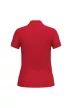 iDeal Basic - Pamut, pique galléros női póló - Ideal Red - M