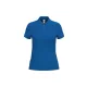 iDeal Basic - Pamut, pique galléros női póló - Ideal Royal Blue - M