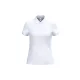 iDeal Basic - Pamut, pique galléros női póló - Ideal White - 3XL