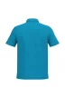 iDeal Basic - Egyenes szabású, pique galléros férfi póló - Ideal Atoll Blue - L