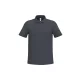 iDeal Basic - Egyenes szabású, pique galléros férfi póló - Ideal Dark Grey - 2XL