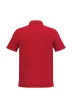 iDeal Basic - Egyenes szabású, pique galléros férfi póló - Piros - 2XL