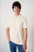 iDeal Basic - Egyenes szabású, pique galléros férfi póló - Királykék - 2XL