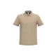 iDeal Basic - Egyenes szabású, pique galléros férfi póló - Ideal Sand - 2XL