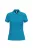 iDeal Basic - Egyenes szabású, pique galléros női póló - Ideal Atoll Blue - L