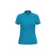 iDeal Basic - Egyenes szabású, pique galléros női póló - Ideal Atoll Blue - L